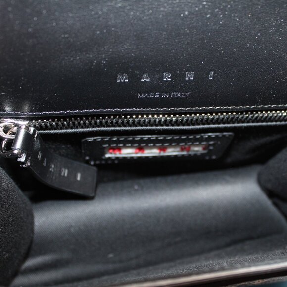 NEW Marni Trunk Envelope Beaded Shoulder Bag - Picture 7 of 16